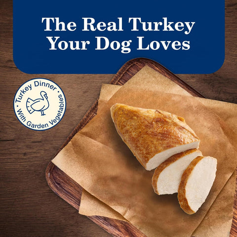 Blue Buffalo Homestyle Recipe Turkey Senior Wet Dog Food, 12.5 oz, 12 ct