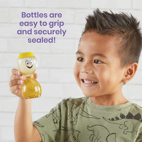 hand2mind Express Your Feelings Sensory Bottles-Primary Emotions