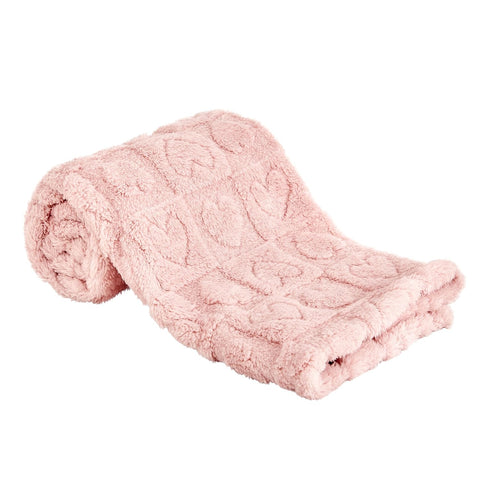 Yurhap Heart Baby Blanket, Love Plush Fleece Baby Blankets for Girls Boys