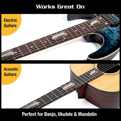 MusicNomad U-File Single Fret Leveler, 3-Pack (MN813)