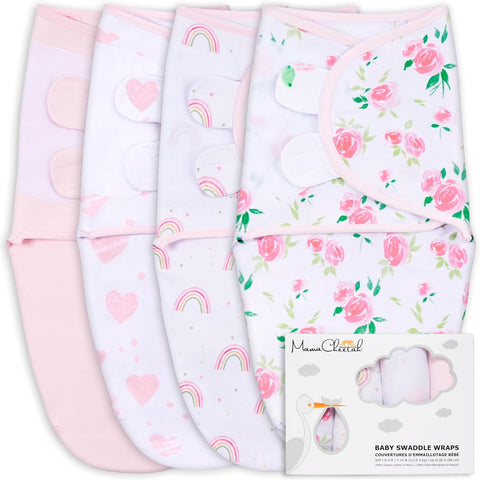 Organic Cotton Baby Swaddle Blanket, Newborn Swaddle Sack, Swaddler 7-14 lb