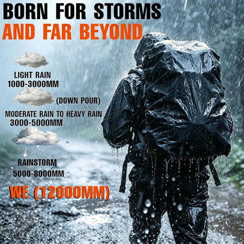 Joy Walker 12000mm Waterproof Backpack Rain Cover for Hiking Camping Travel