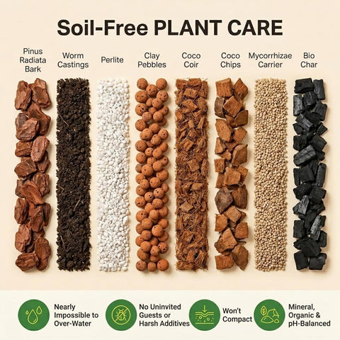 Molly's Aroid Potting Mix, Chunky Soil-Free for Indoor Plants 10 Dry Quarts