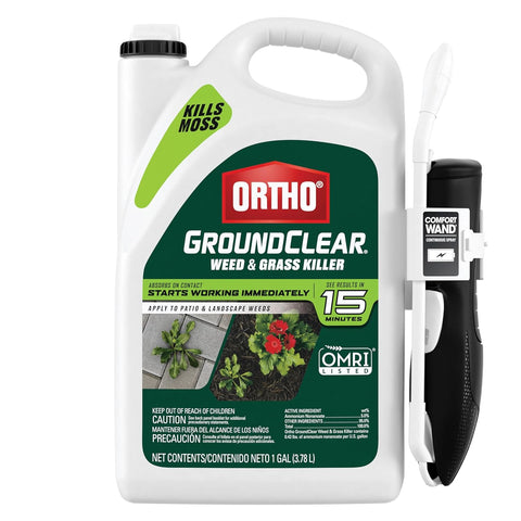 Ortho GroundClear Weed & Grass Killer with Comfort Wand, 1 gal.