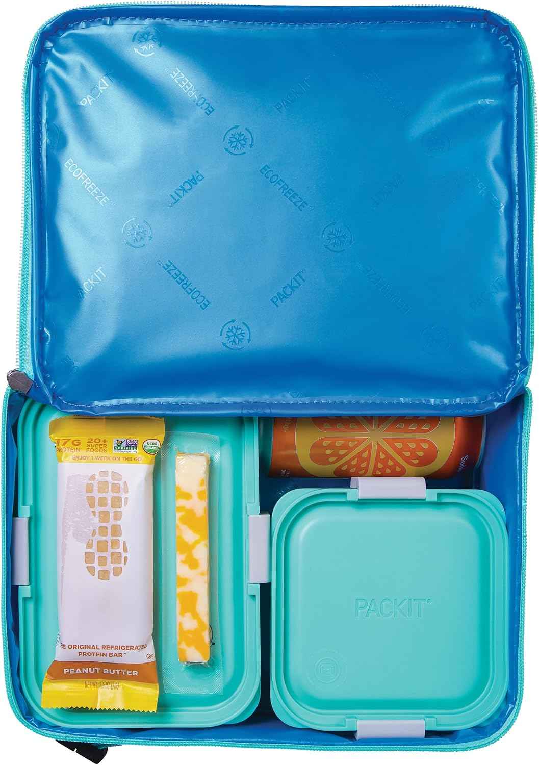 PackIt Freezable Classic Lunch Box, Retro Wave
