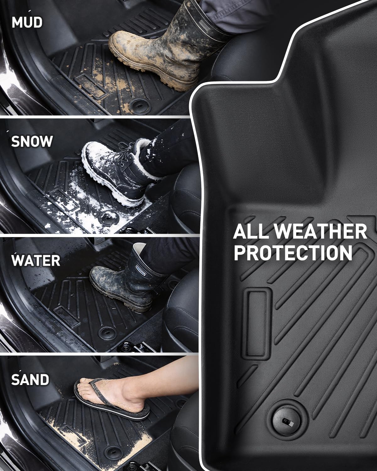 for 2022-2025 2026 Hyundai Tucson Floor Mats (Gas Models Only)
