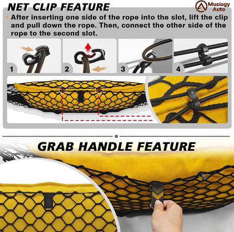 Muslogy Cargo Net for Toyota Tundra 2007-2024 2025 2026 Accessories