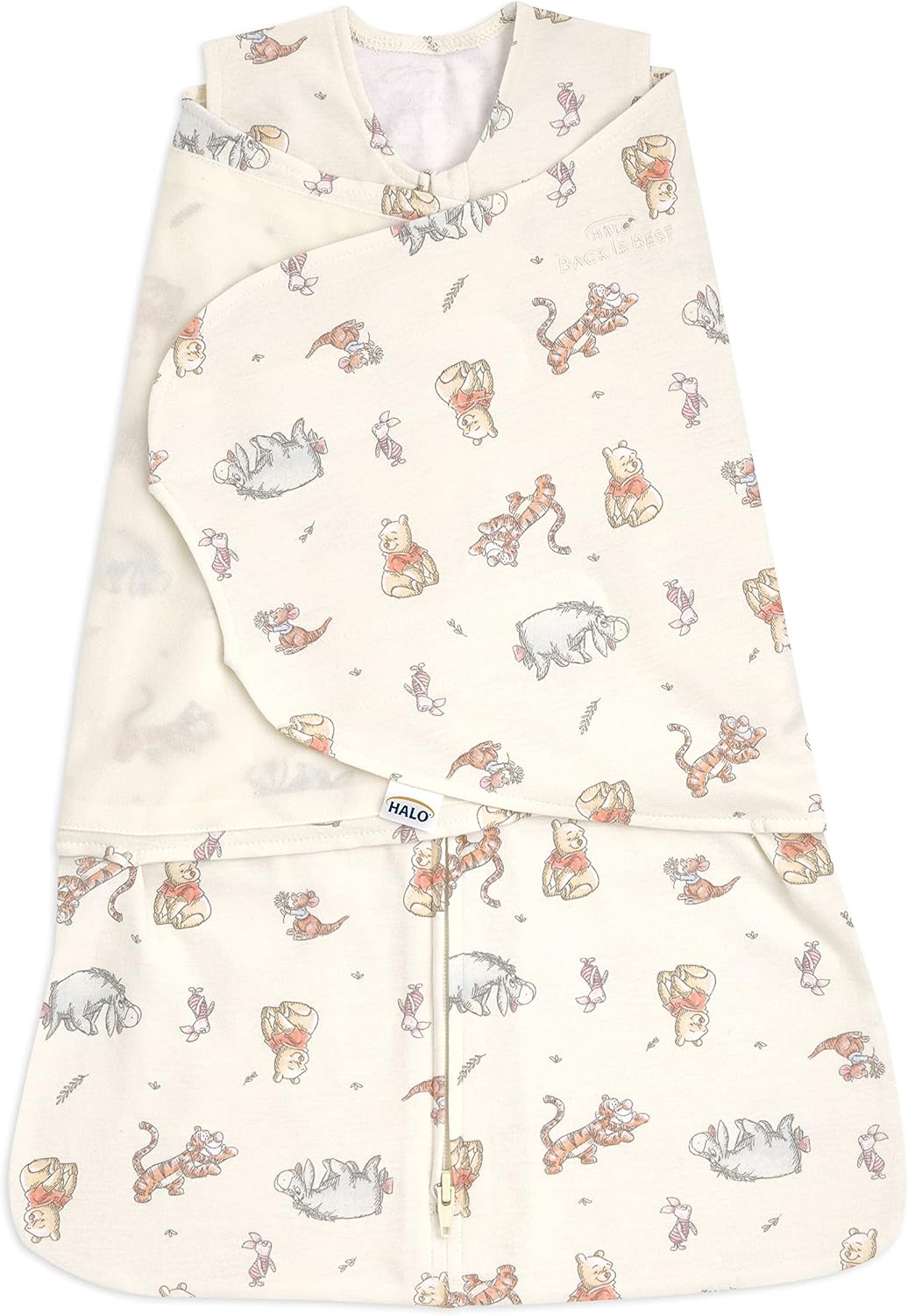 HALO Sleepsack, 100% Cotton Wearable Blanket, Swaddle Transition Sleeping Bag, TOG 0.5