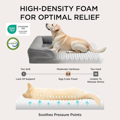 Bedsure Orthopedic XL Dog Bed Extra Large with Removable Washable Cover