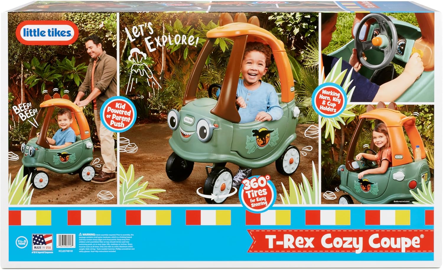 Little Tikes T-Rex Cozy Coupe – (Amazon Exclusive)