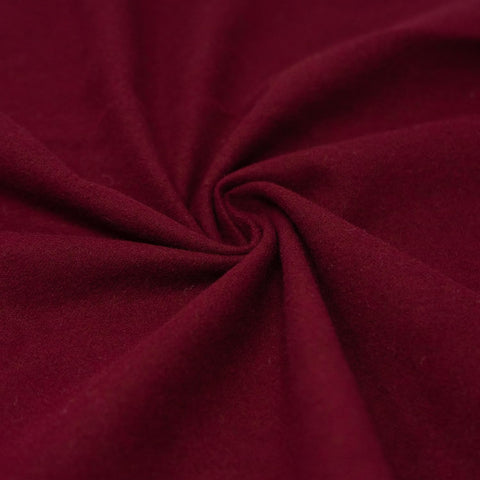 RTC Fabrics 42"/43" Wide 100% Cotton Flannel Solid Rich Red Color DIY Crafting, Quilt, Sewing Fabric By Bolt