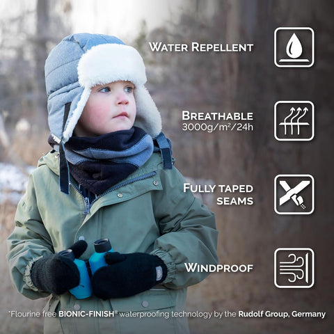 JAN & JUL Toasty-Dry Trapper Hat for Baby and Kids
