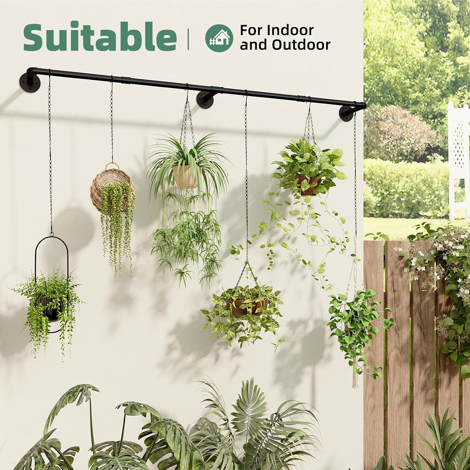Galood Plant Hanger Indoor with 6 Hanging Chains Hanging Planters