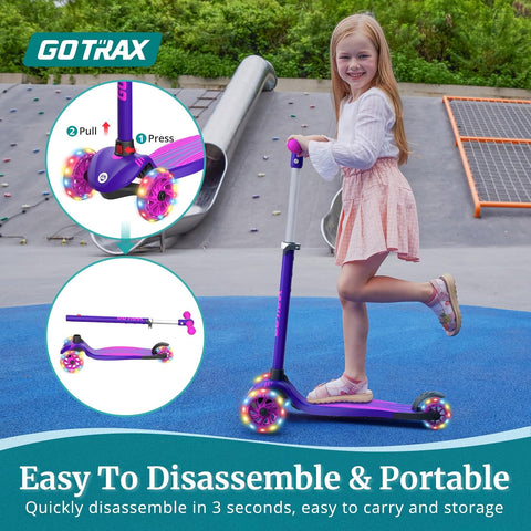 Gotrax KS1 Kids Kick Scooter, 3 Wheels for Boys & Girls 2-8, Gifts