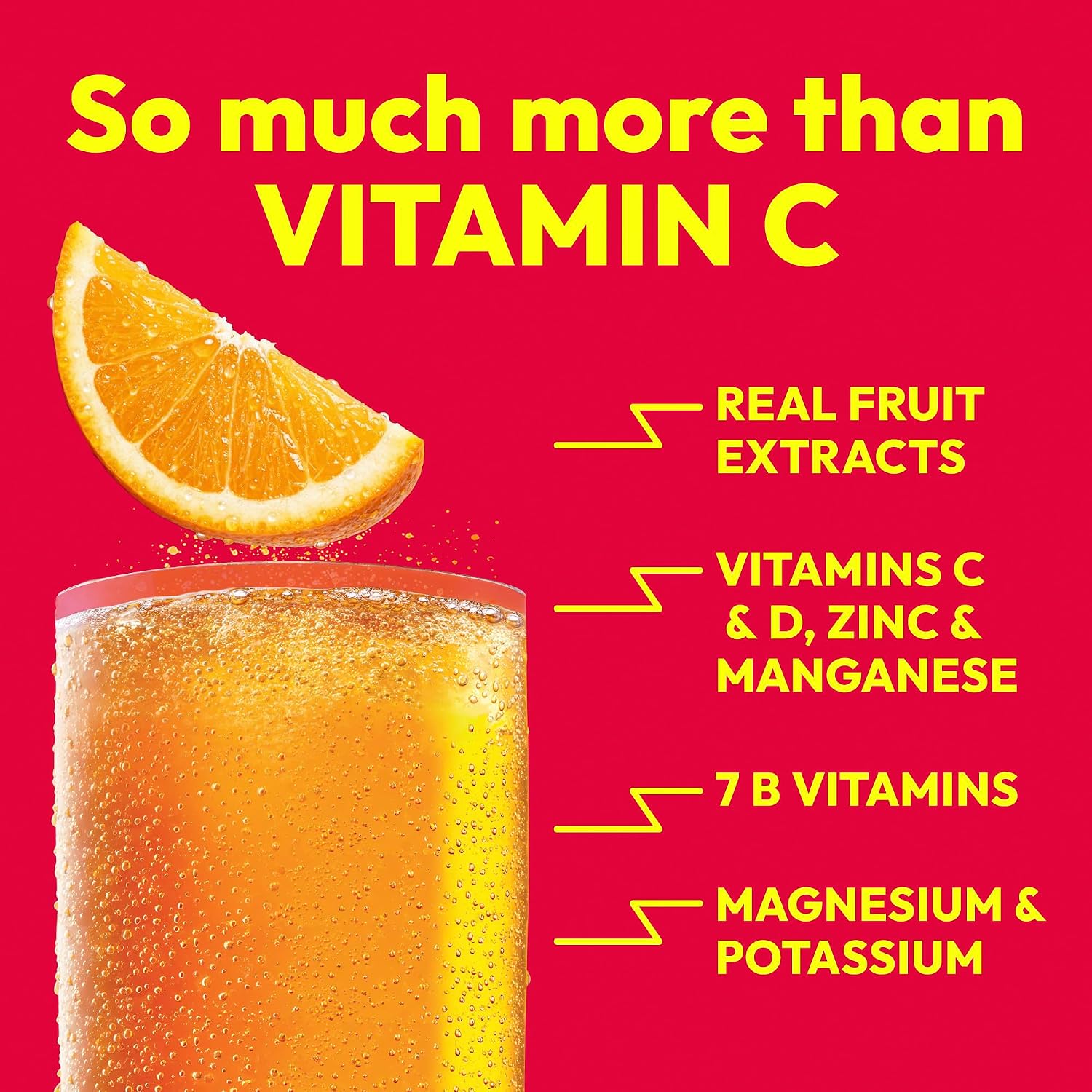 Emergen-C Vitamin C 1000mg Immune Support Powder, Orange, 30 ct