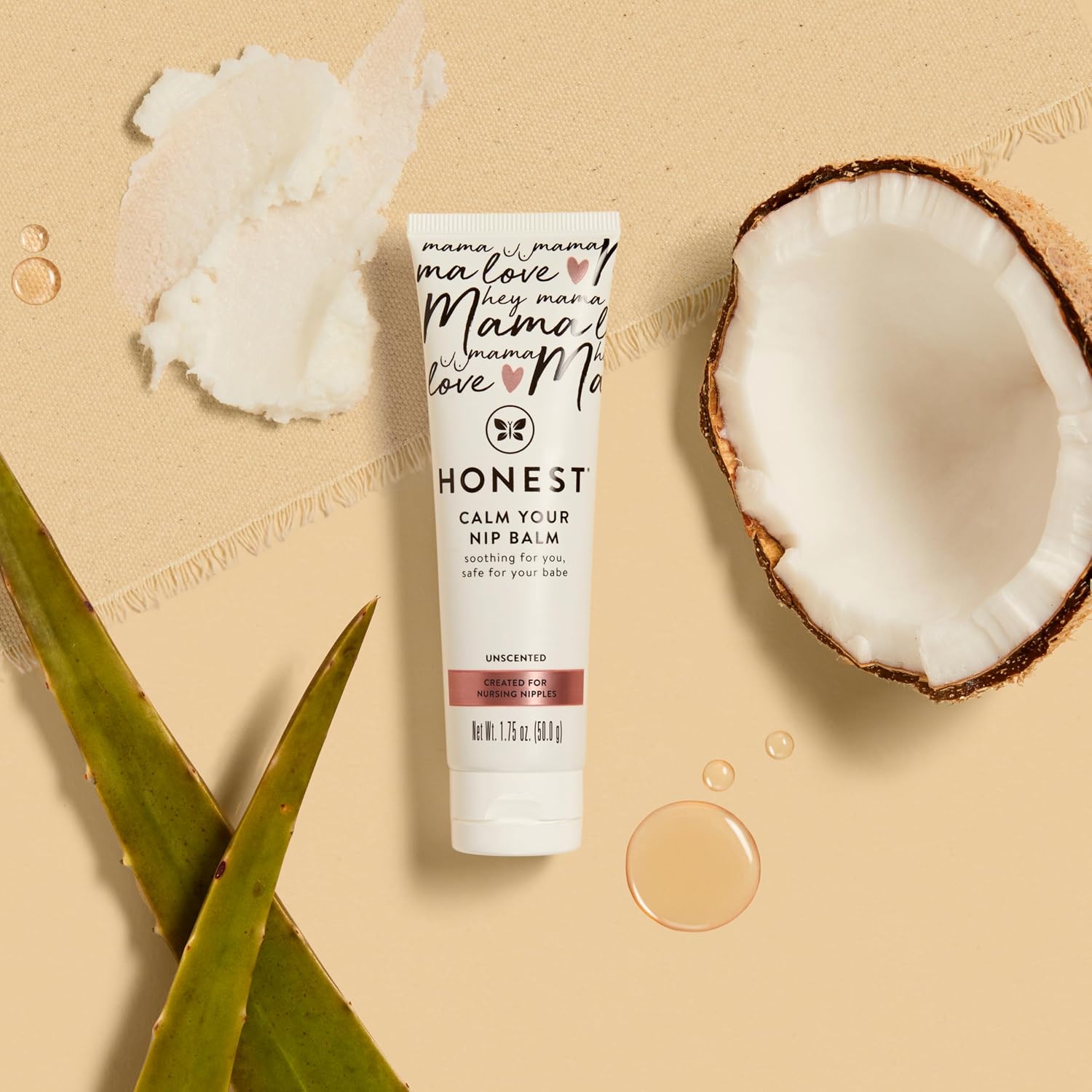 The Honest Company Nipple Balm, Naturally Derived, Nourishing, 1.75 fl oz