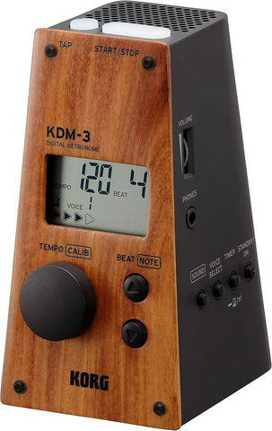 Korg KDM-3 Digital Metronome w/ Memory Backup - Black