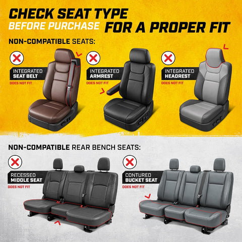 CAT MeshFlex Universal Front Seat Covers for Trucks, Cars, & SUV - Blue
