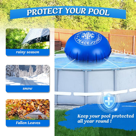 7 FT Pool Pillows for Above Ground Pools,Winter Pool Cover Pillow