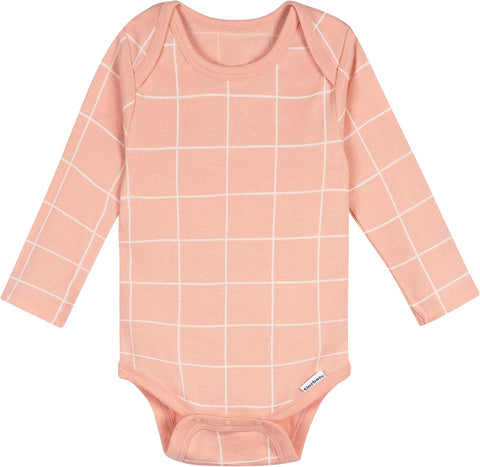 Gerber Baby Girls' 6-pack Long-sleeve Onesies Bodysuits