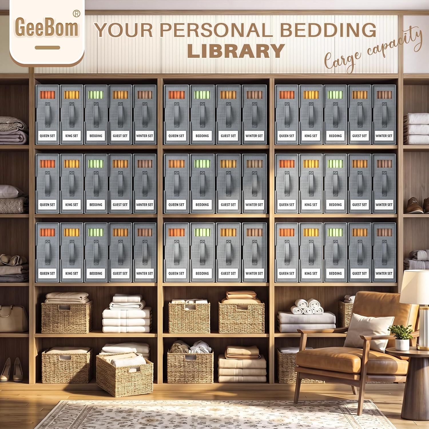 6 Pack Sheet Organizers and Storage, Thickened & Durable Sheet Organizer