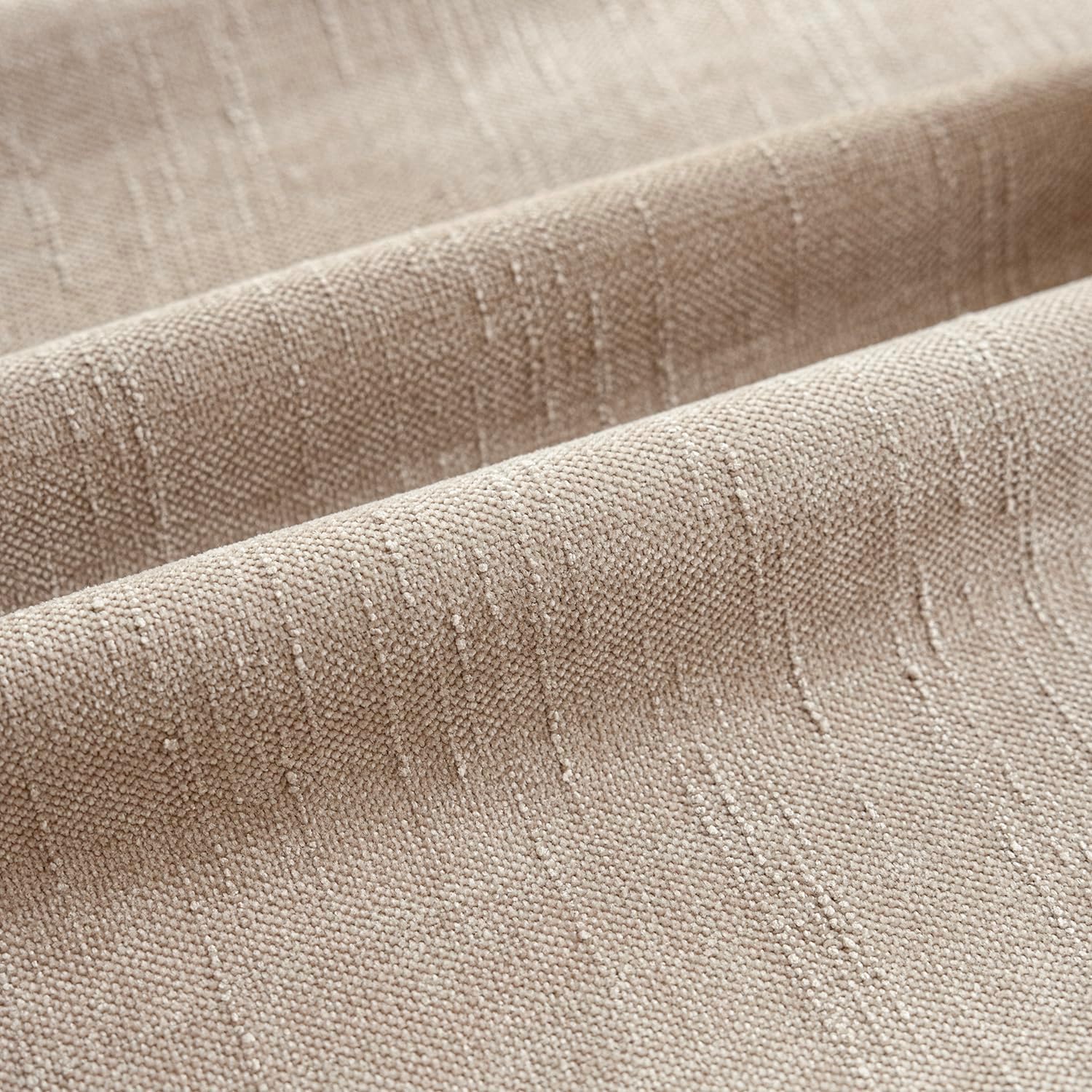Foindtower Textured Chenille Lumbar Throw Pillow Covers 12x24,Cream Camel