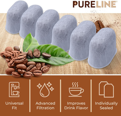 Cuisinart® Coffee Filter Replacement by Pureline, 6-Pack Charcoal Filters