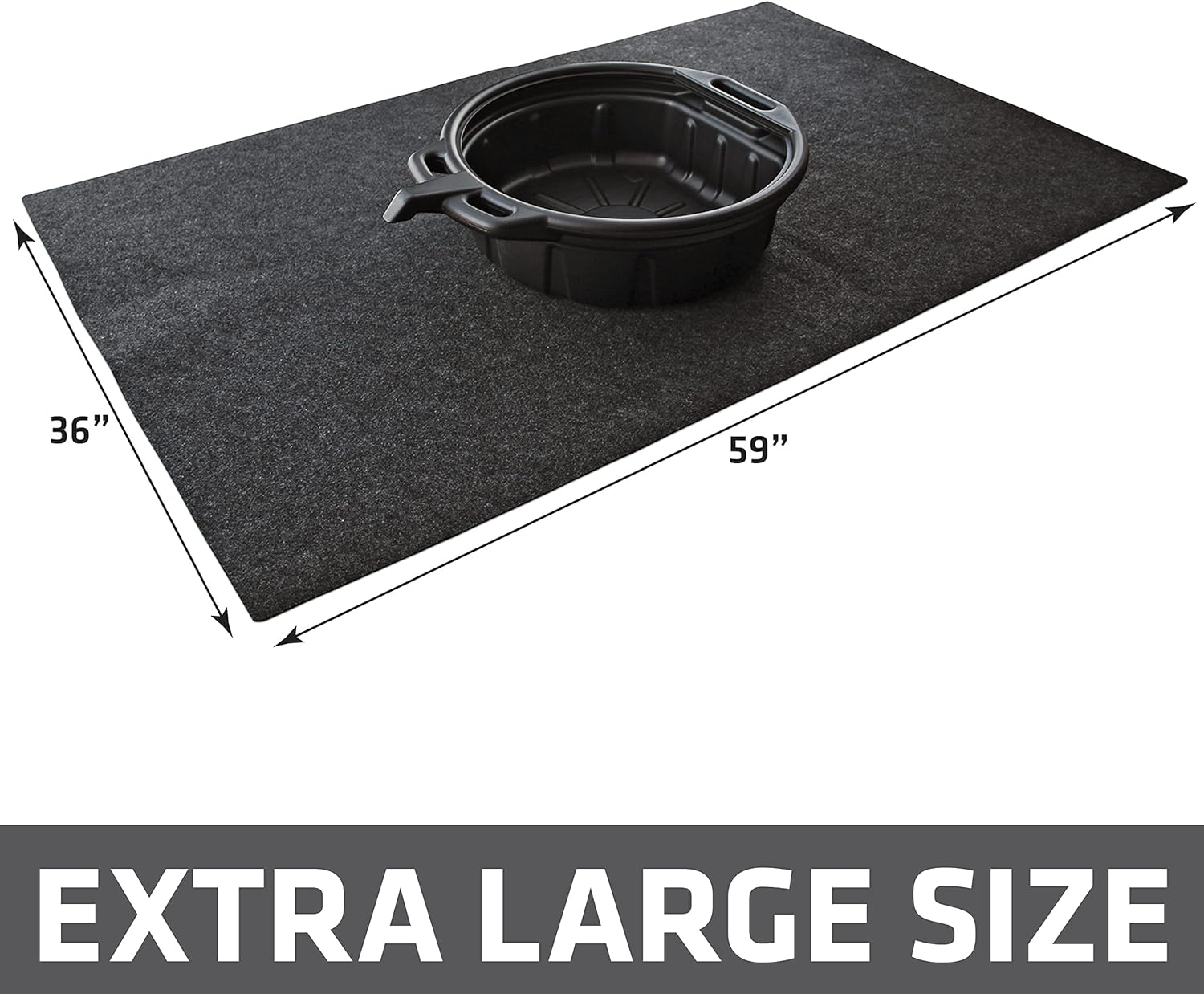 Drymate XL Oil Spill Mat, Premium Absorbent Oil Pads, USA Made, 36"x59"