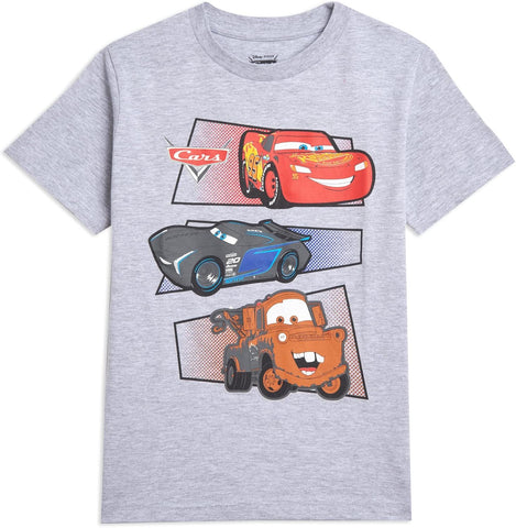 Disney Cars Boys' 3-Pack T-Shirts for Baby & Kids