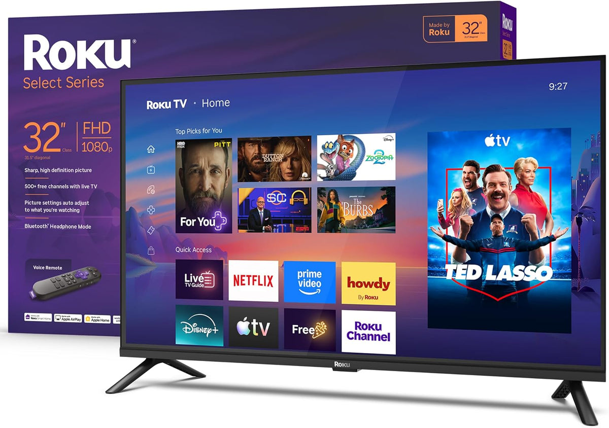 Roku 32-Inch Select Series Smart TV 2026-1080p Full HD TV - RokuTV