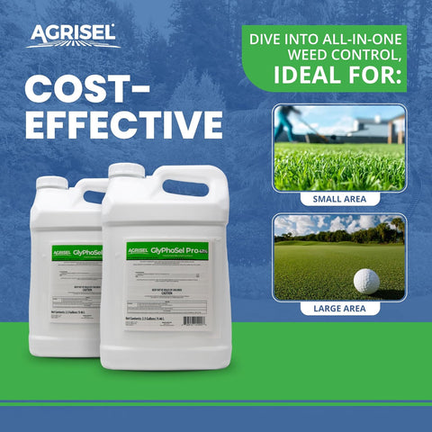 Agrisel GlyPhoSel Pro Weed Killer, Easy Mixing, Pet Safe, 320 Ounces