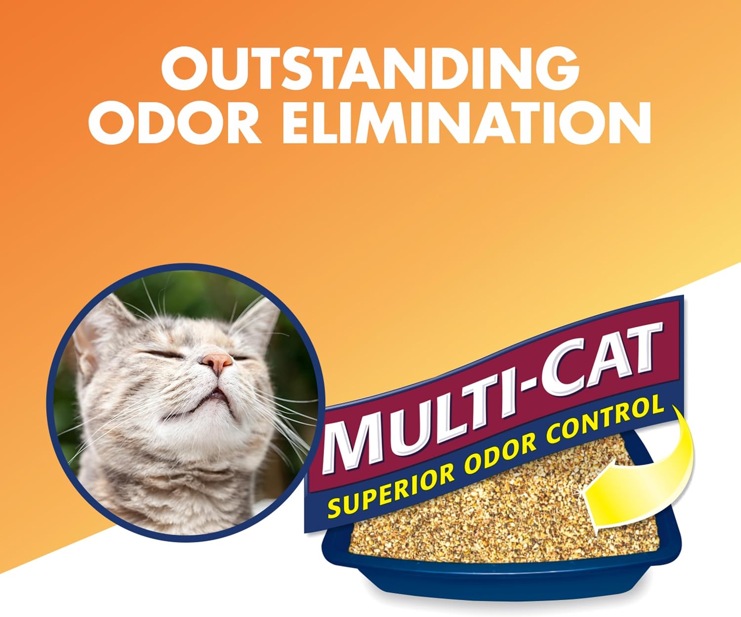 ARM & HAMMER Naturals Clumping Cat Litter, Multi Cat, 18 lbs