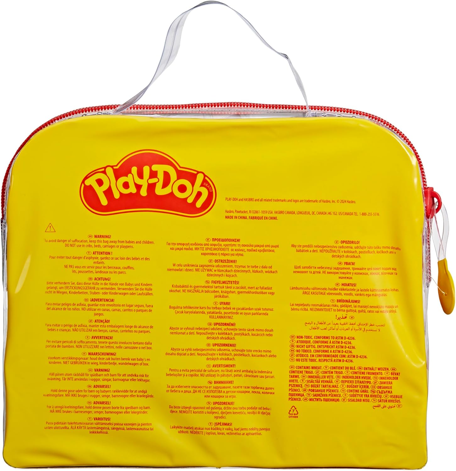 Play-Doh Starter Set 9-Piece Kit with Storage Tote & 4 Modeling Compound Cans, Ages 3+, Presentation May Vary