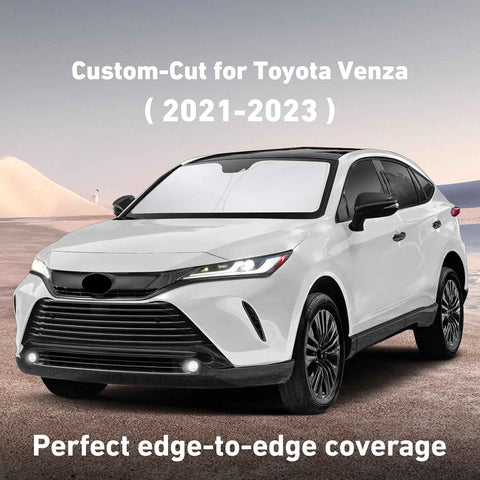 EcoNour Windshield Sunshade Compatible for Toyota Venza 2021 2022 2023 2024