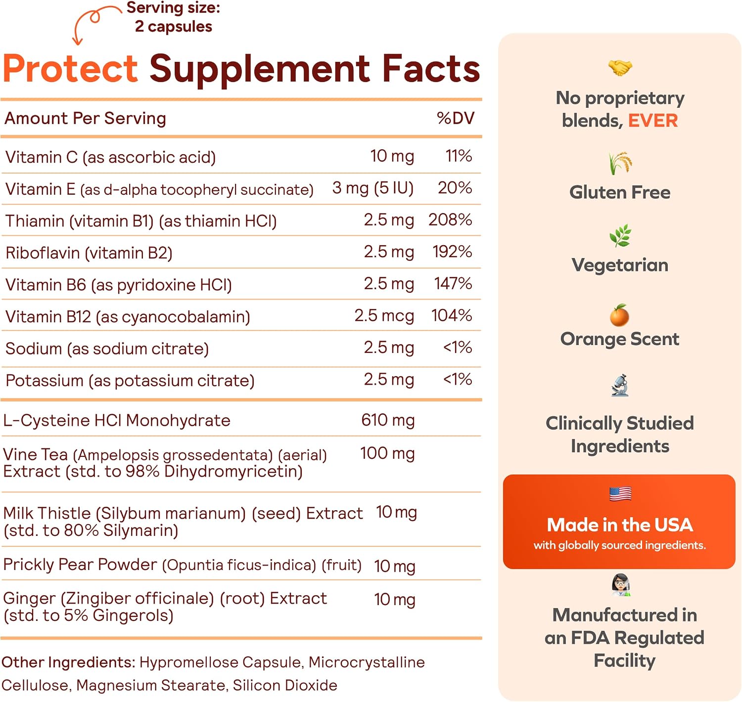 Cheers Protect | Daily Liver Supplement | DHM + L-Cysteine | 90 Doses