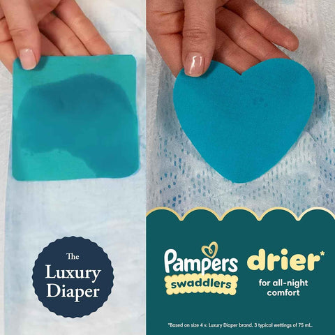 Pampers Swaddlers Newborn Diapers, Size Preemie (<6 lbs), 27 Count, Fragrance Free, Hypoallergenic, Absorbent, Pediatrician Recommended, Skin Safe