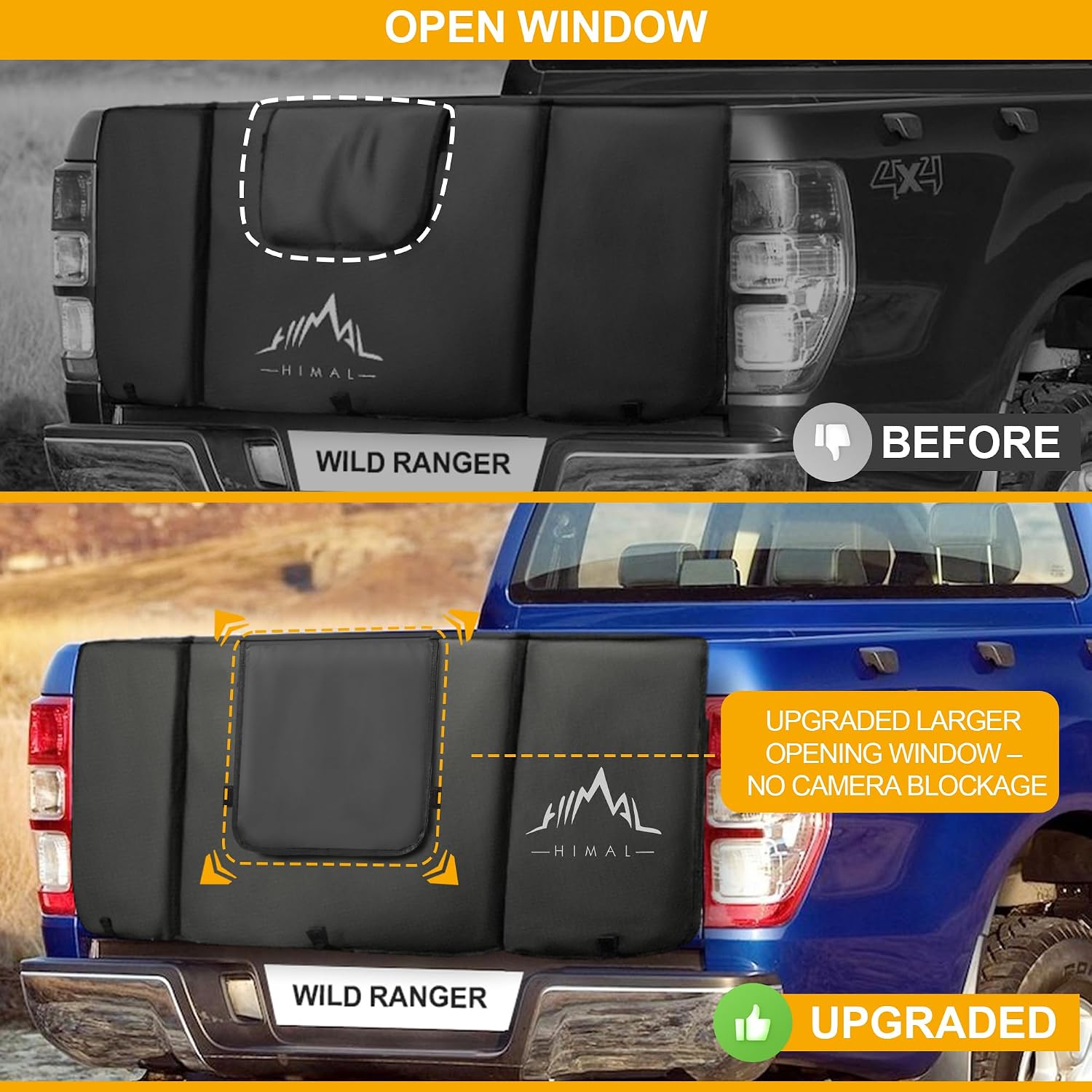 Himal Outdoors Tailgate Pad for Mountain Bike, Fits Most Trucks
