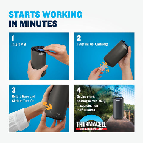 Thermacell Fuel-ZoneGuard Mosquito Repellent Butane Only Refills, 48-Hr