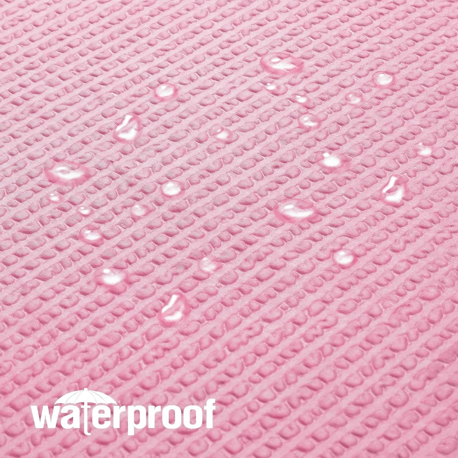OVZME Small Stall Shower Curtain - Embossed Textured Bathroom Curtain, 36 x 72 Shower Curtain for RV Camper, Machine Washable Water Resistance, Hot Pink