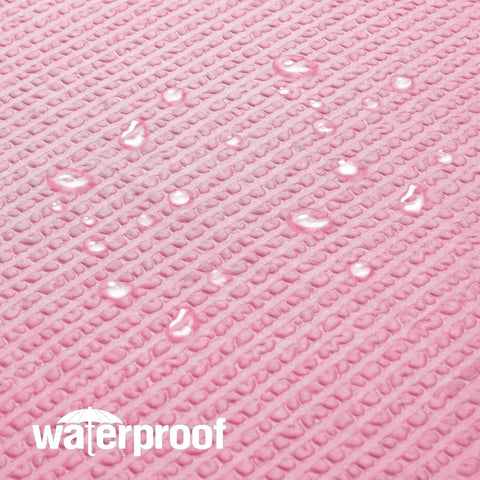 OVZME Small Stall Shower Curtain - Embossed Textured Bathroom Curtain, 36 x 72 Shower Curtain for RV Camper, Machine Washable Water Resistance, Hot Pink