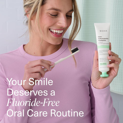 Boka Toothpaste - Fluoride Free Toothpaste, Nano Hydroxyapatite Toothpaste