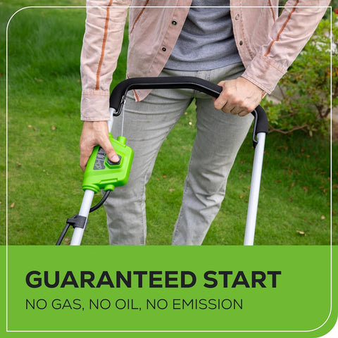 Greenworks 40V 16in Push Lawn Mower, 4.0 Ah Battery and Charger