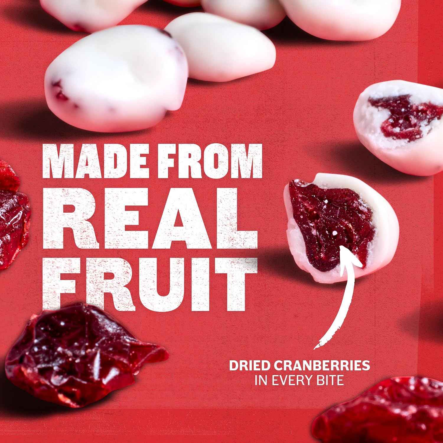 Ocean Spray Greek Yogurt Covered Craisins, Greek Yogurt Flavored, Covered Cranberries, Dried Fruit, 5 Oz Pouch (Pack of 12)