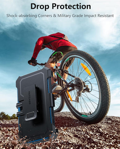 FNTCASE for iPhone 16e Case, with Belt Clip, with Built-in Screen Protector