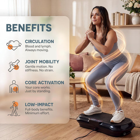 Lifepro Waver Vibration Plate Exercise Machine with 99 Speeds & 10 Presets