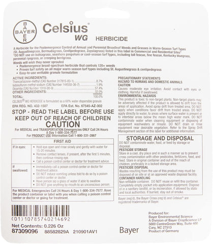 Prime Source Celsius WG - 0.226 oz Easy Mix Packet-Post Emerge Weed Control