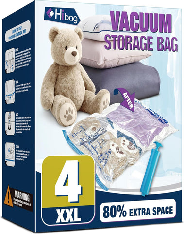 XXL Jumbo Vacuum Seal Storage Bags Extra Large for Clothing Bedding