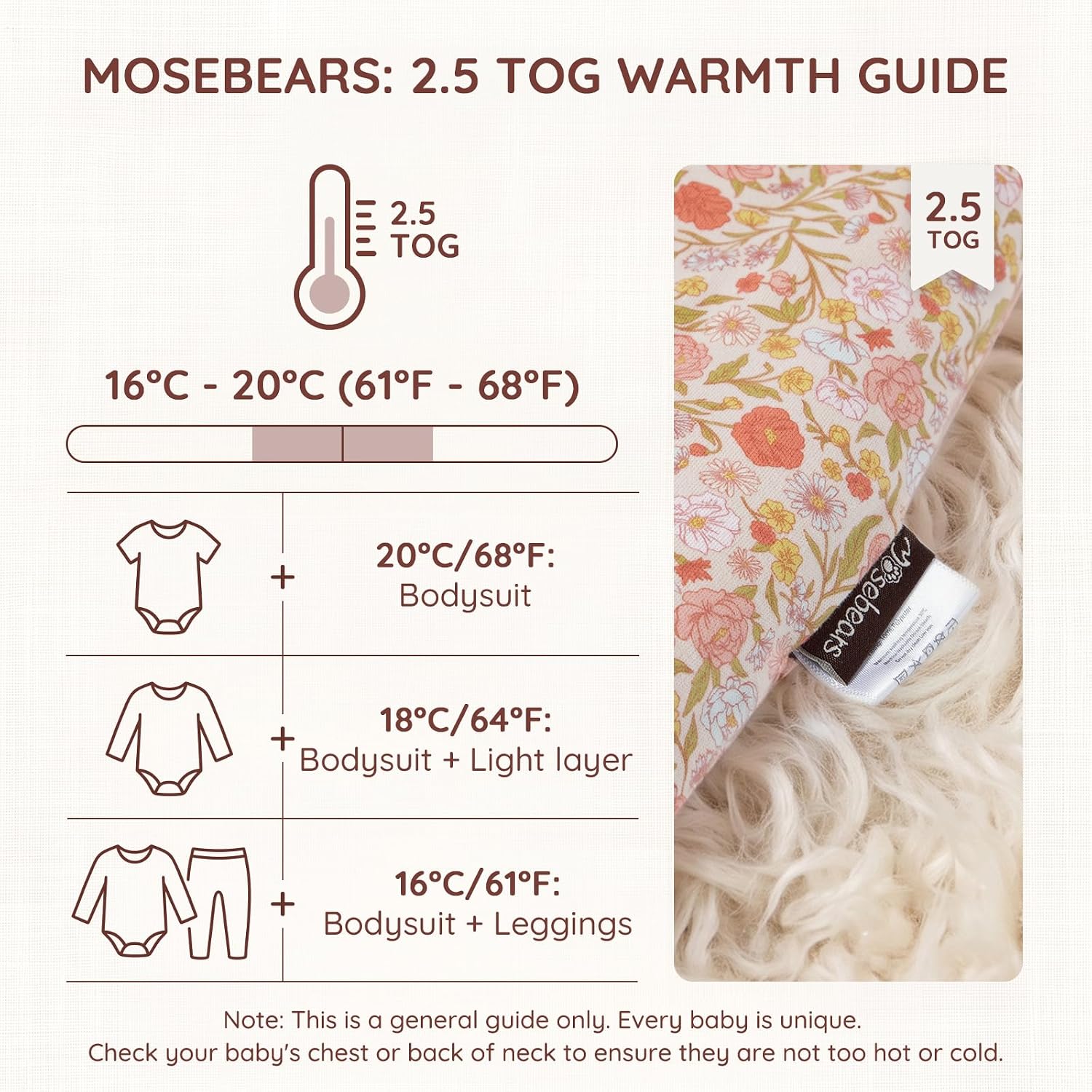 Mosebears Cotton Toddler Sleep Sack with Feet 2.5 TOG Ultra Soft Toddler Sleeping Sack Baby Sleep Bag Walker Wearable Blanket