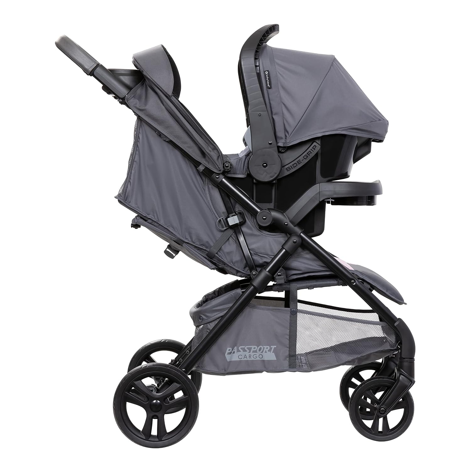Baby Trend Passport® Cargo Stroller Travel System with EZ-Lift™ Plus Infant Car Seat, Pink Bamboo