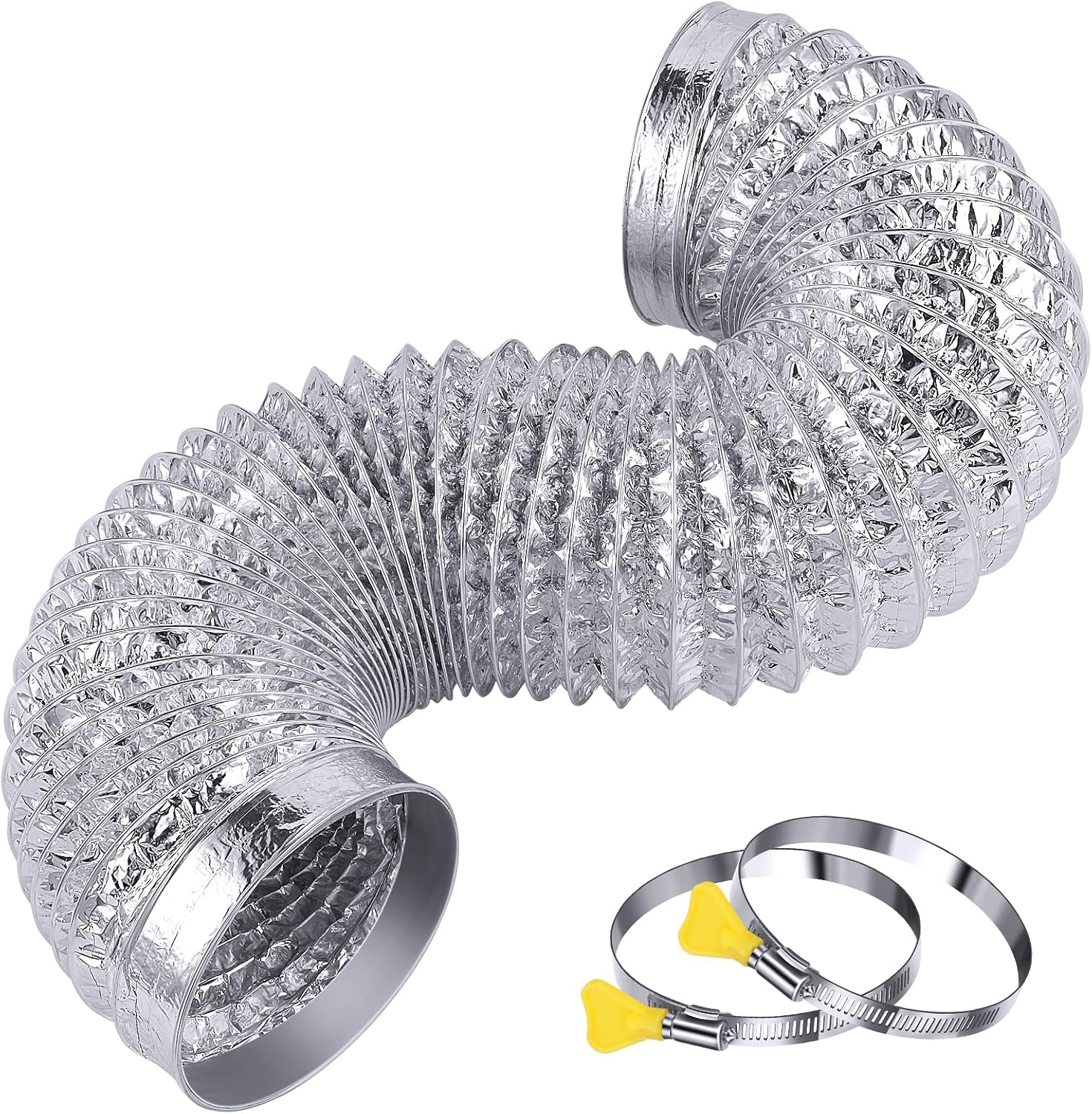 Heavy Duty 4"Flexible Dryer Vent Exhaust Duct Hose 3 Feet